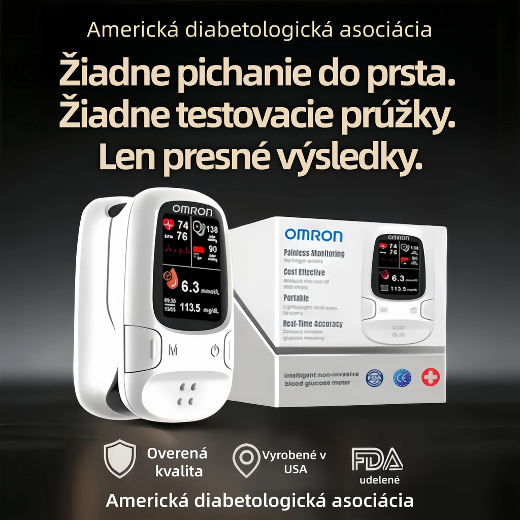 🔥 Výpredaj na Čierny piatok!✅ Omron™ predstavuje novo uvedený neinvazívny inteligentný glukomer 🔥Vyrobené v USA🔥