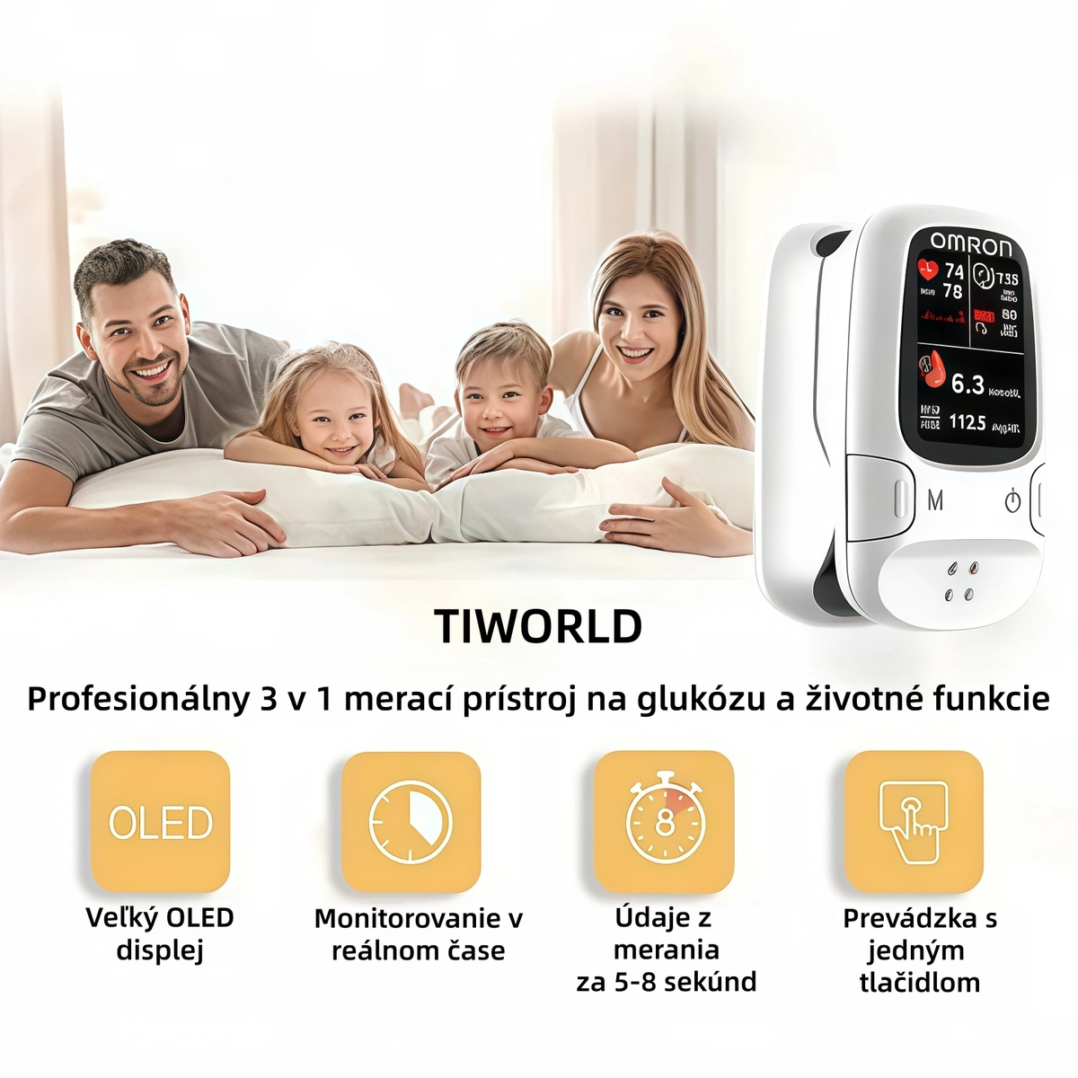 🔥 Výpredaj na Čierny piatok!✅ Omron™ predstavuje novo uvedený neinvazívny inteligentný glukomer 🔥Vyrobené v USA🔥
